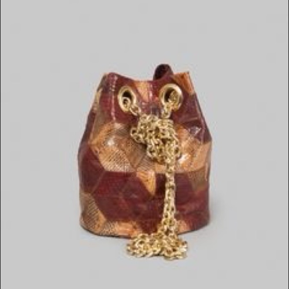 Delphine Delafon Patchwork Python Bucket Bag - image 1